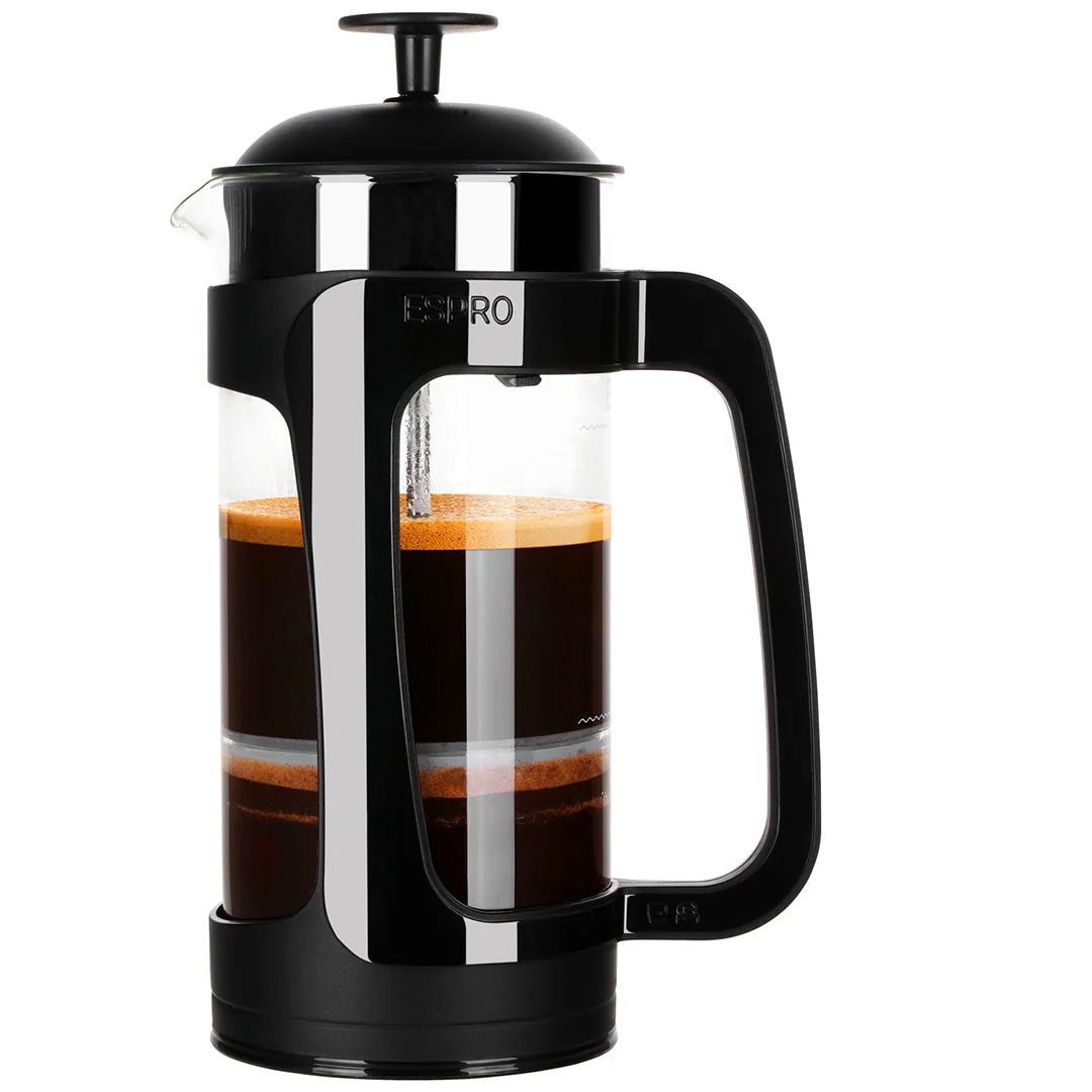 ESPRO P3 French Press Coffee Maker - Black (18oz / 532ml) - Image 4