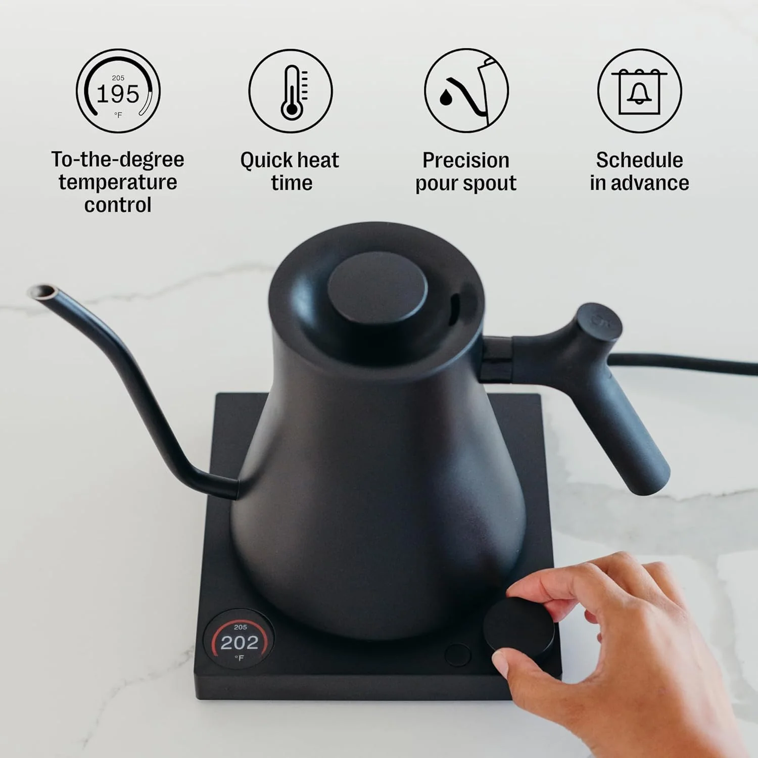 Fellow Stagg EKG Pro Gooseneck Electric Kettle - Matte Black - Image 4
