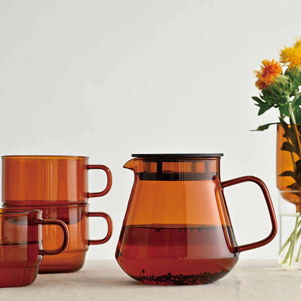 Hario Colours Tea & Coffee Server - 600ml (Amber) - Image 4