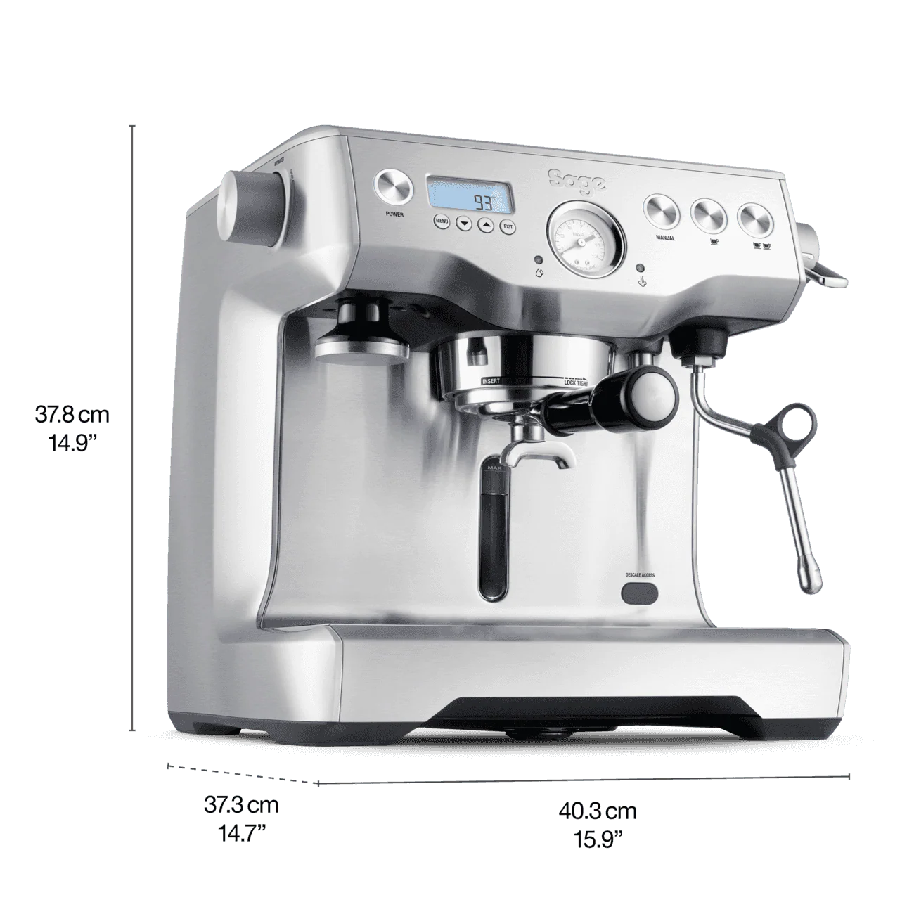 Sage Dual Boiler BES920 - Brushed Stainless Steel - Image 2